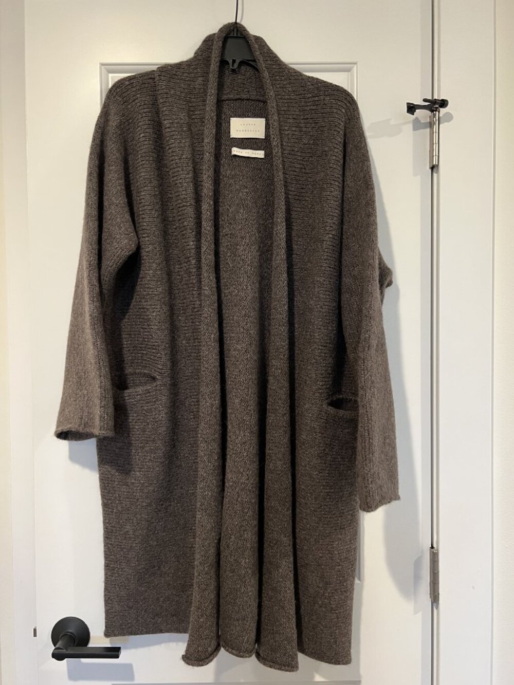Lauren Manoogian Short Shawl 100% Super Baby Alpaca Cardigan